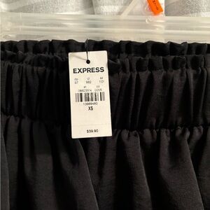 Off the Shoulder Black silk shirt